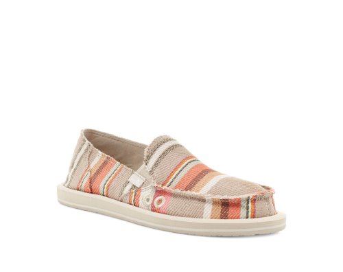 Chaussures Sanuk Donna Blanket Slip-on Femme - Multicolore ECVWGY179